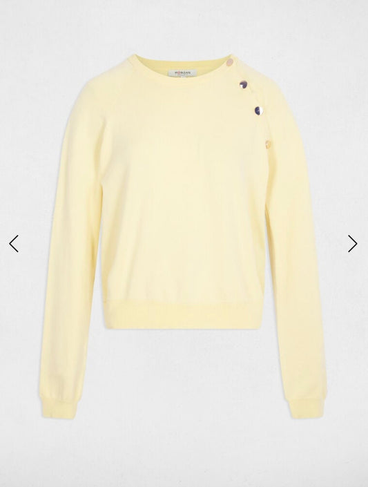 JERSEY BASICO BOTONES AMARILLO