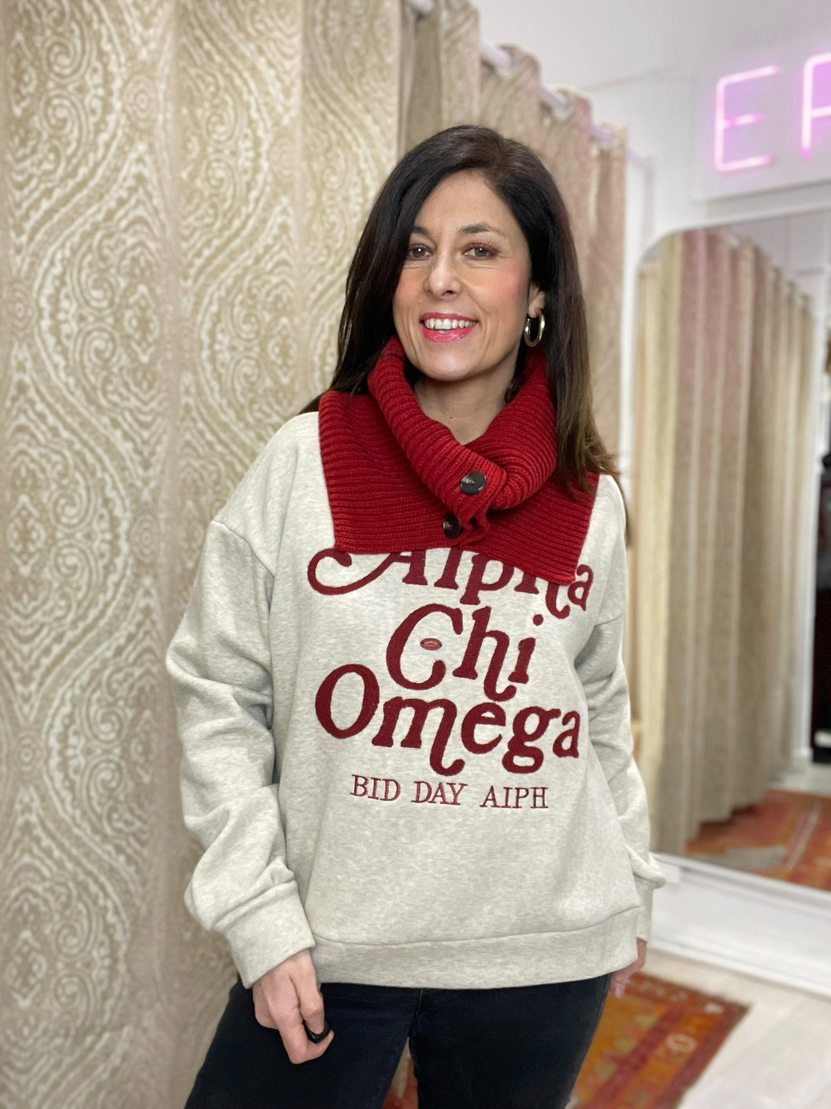 SUDADERA ALPHA GHI OMEGA