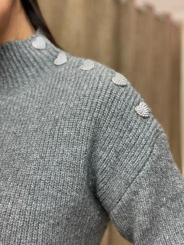 JERSEY GRIS CORAZONES