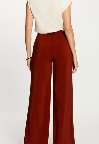 PANTALÓN FLUIDO TERRACOTA