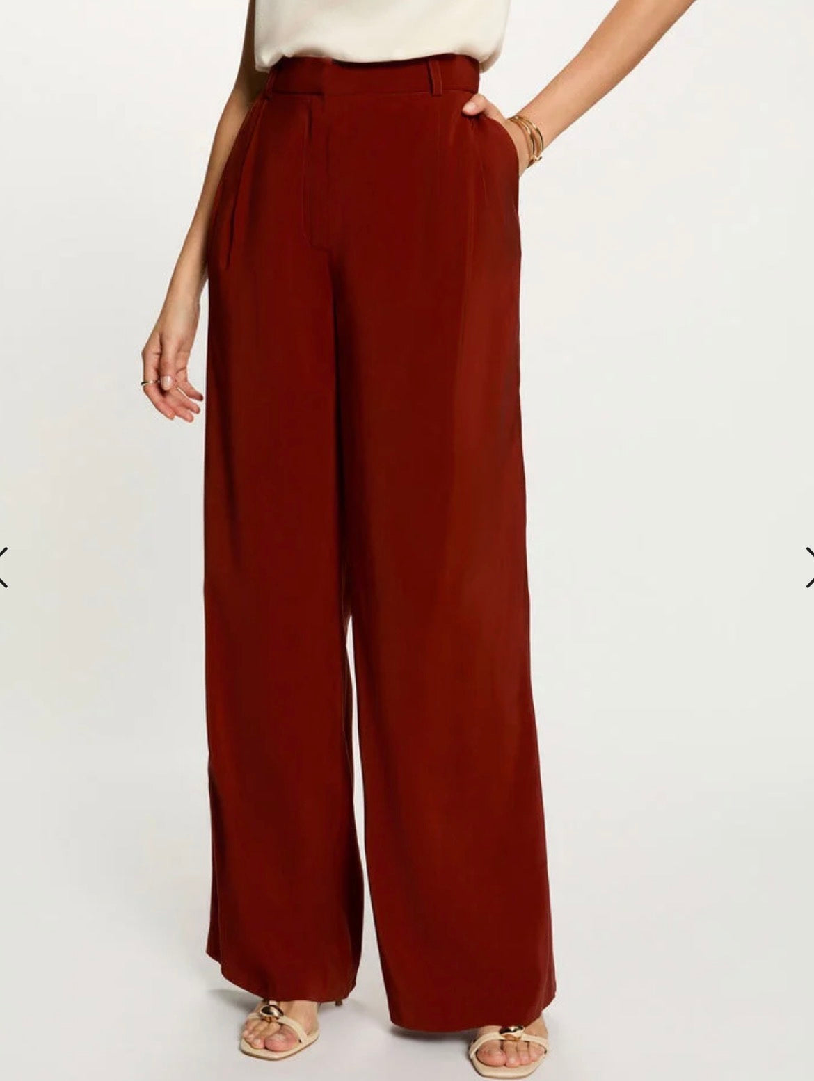 PANTALÓN FLUIDO TERRACOTA