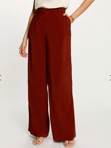 PANTALÓN FLUIDO TERRACOTA