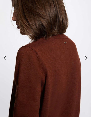 JERSEY MARRÓN MUJER