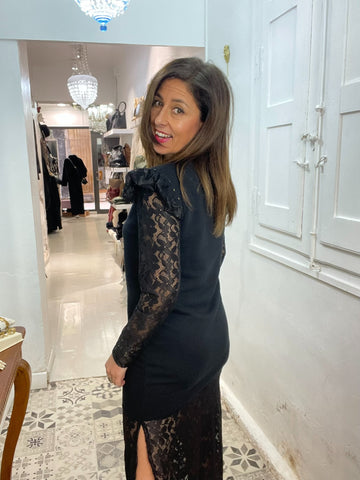 VESTIDO TIGRE DORADO
