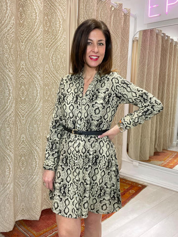 VESTIDO NOELIA ESTAMPADO SERPIENTE