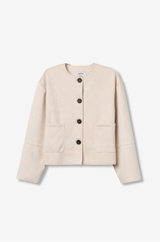 CHAQUETA ANTELINA BEIGE