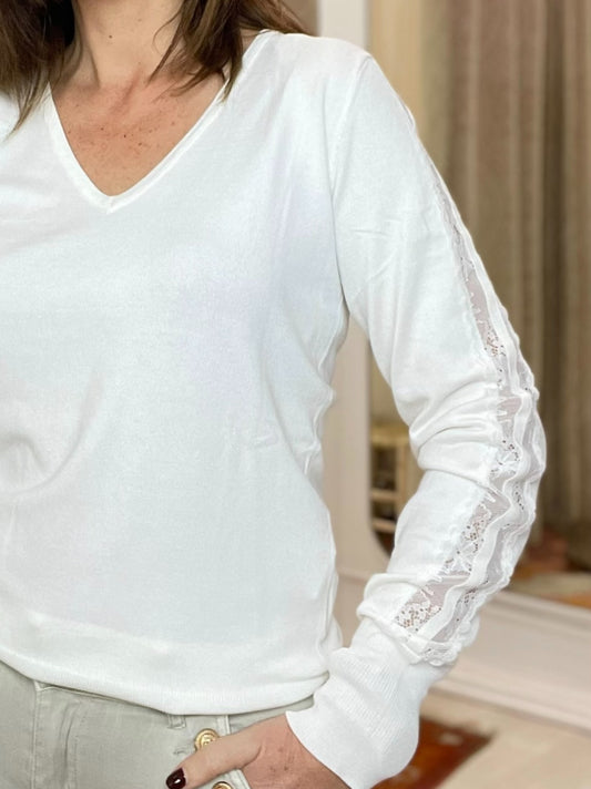 JERSEY MARGOT BLANCO NATA