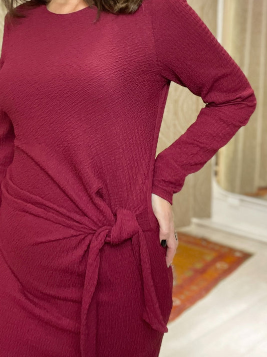 VESTIDO  KELLY GRANATE