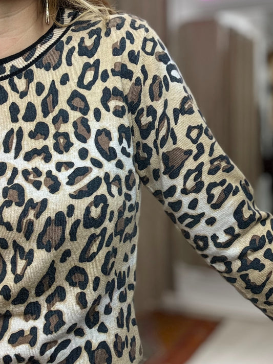 JERSEY FINO ANIMAL PRINT