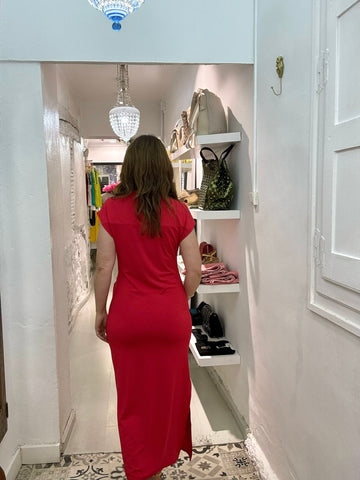 VESTIDO GRETA ROJO