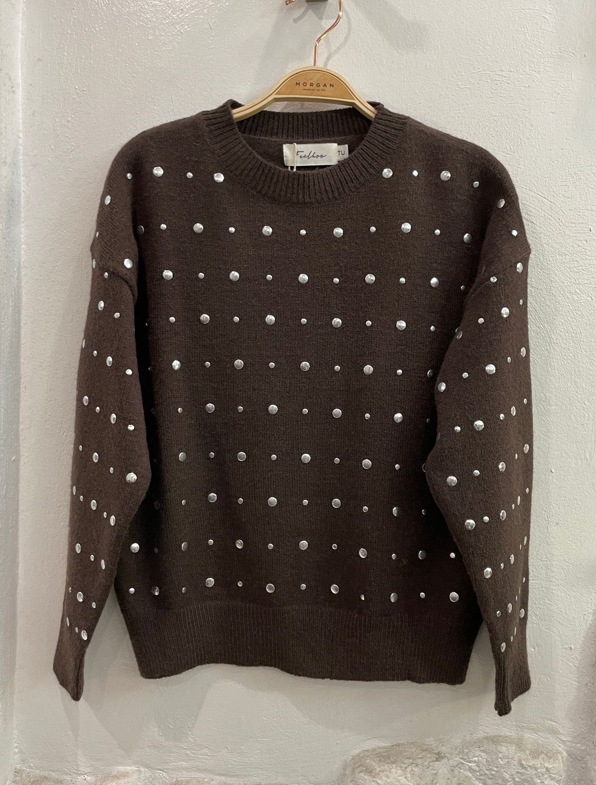 JERSEY TACHAS MARRON