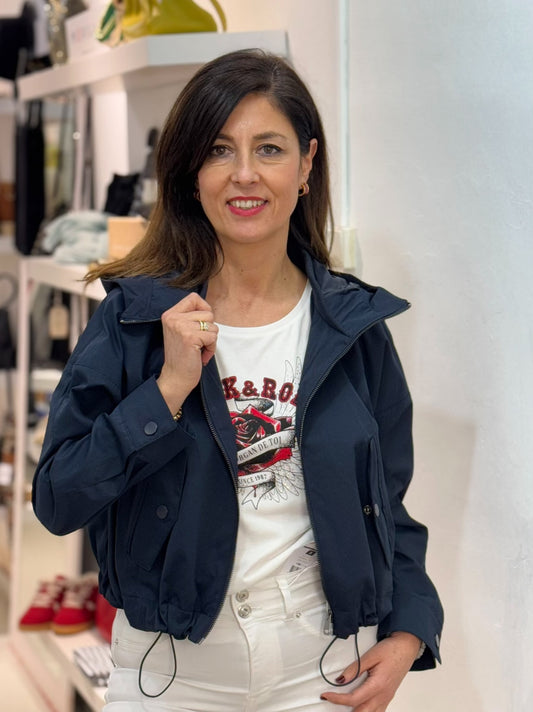 CAZADORA DEBORA AZUL MARINO