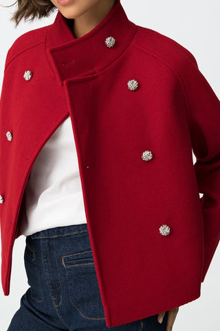 CHAQUETON CORTO MARINERO ROJO